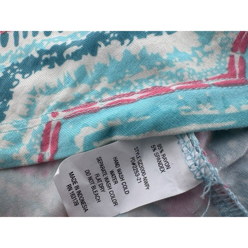 Shiela Rose Cardigan Sweater Sz L Chevron Colorful Artsy Fun Shawl Throw NWT - Picture 14 of 14